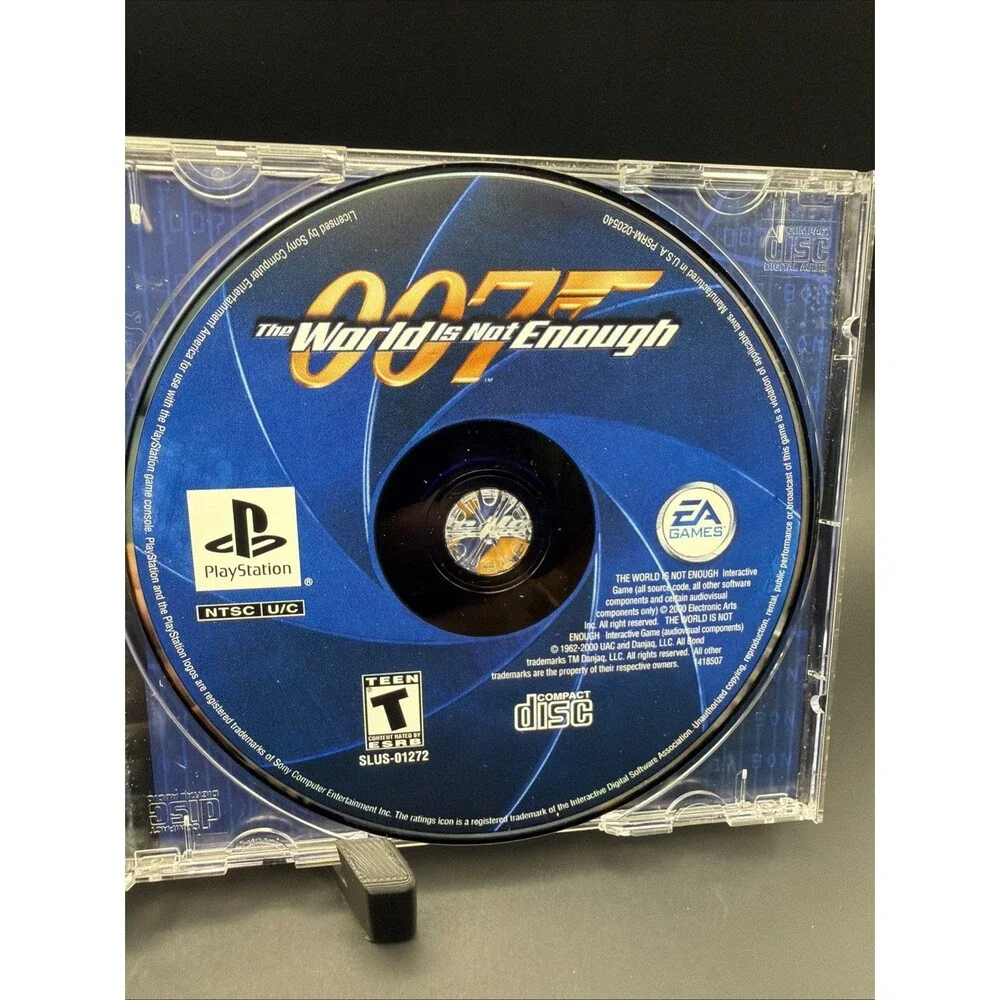 007 The World Is Not Enough PS1 PlayStation 1